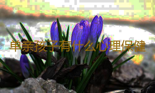 单亲孩子有什么心理保健方法