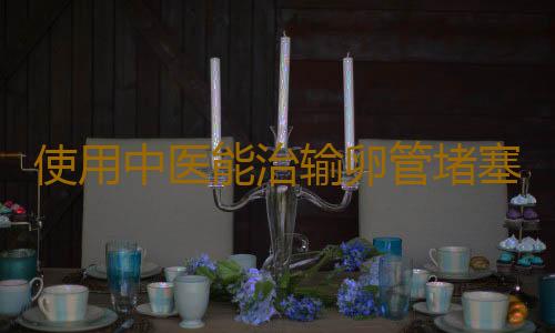 使用中医能治输卵管堵塞吗