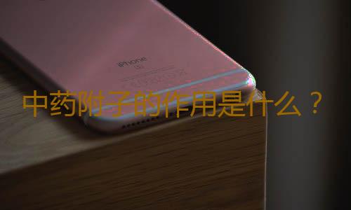 中药附子的作用是什么？
