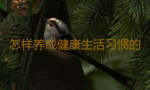 怎样养成健康生活习惯的方法