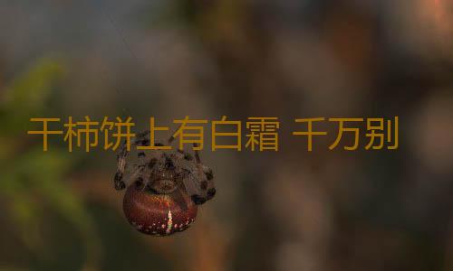 干柿饼上有白霜 千万别弄掉 有奇效