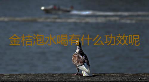 金桔泡水喝有什么功效呢