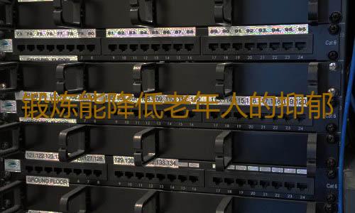锻炼能降低老年人的抑郁发生率