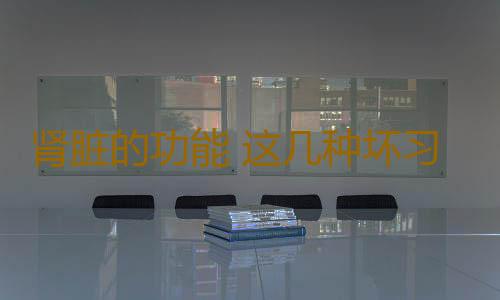 肾脏的功能 这几种坏习惯严重伤害你的肾脏