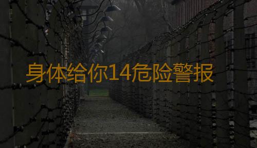 身体给你14危险警报