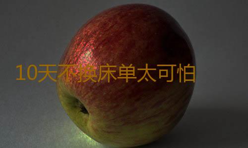 10天不换床单太可怕 送你一份科学的清洗数据
